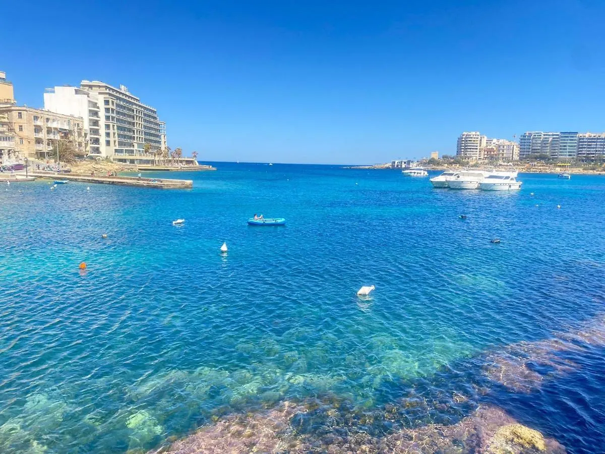 F1 - Modern Two Bedrooms Flat Sea View, St Julians San Giuliano Appartamento